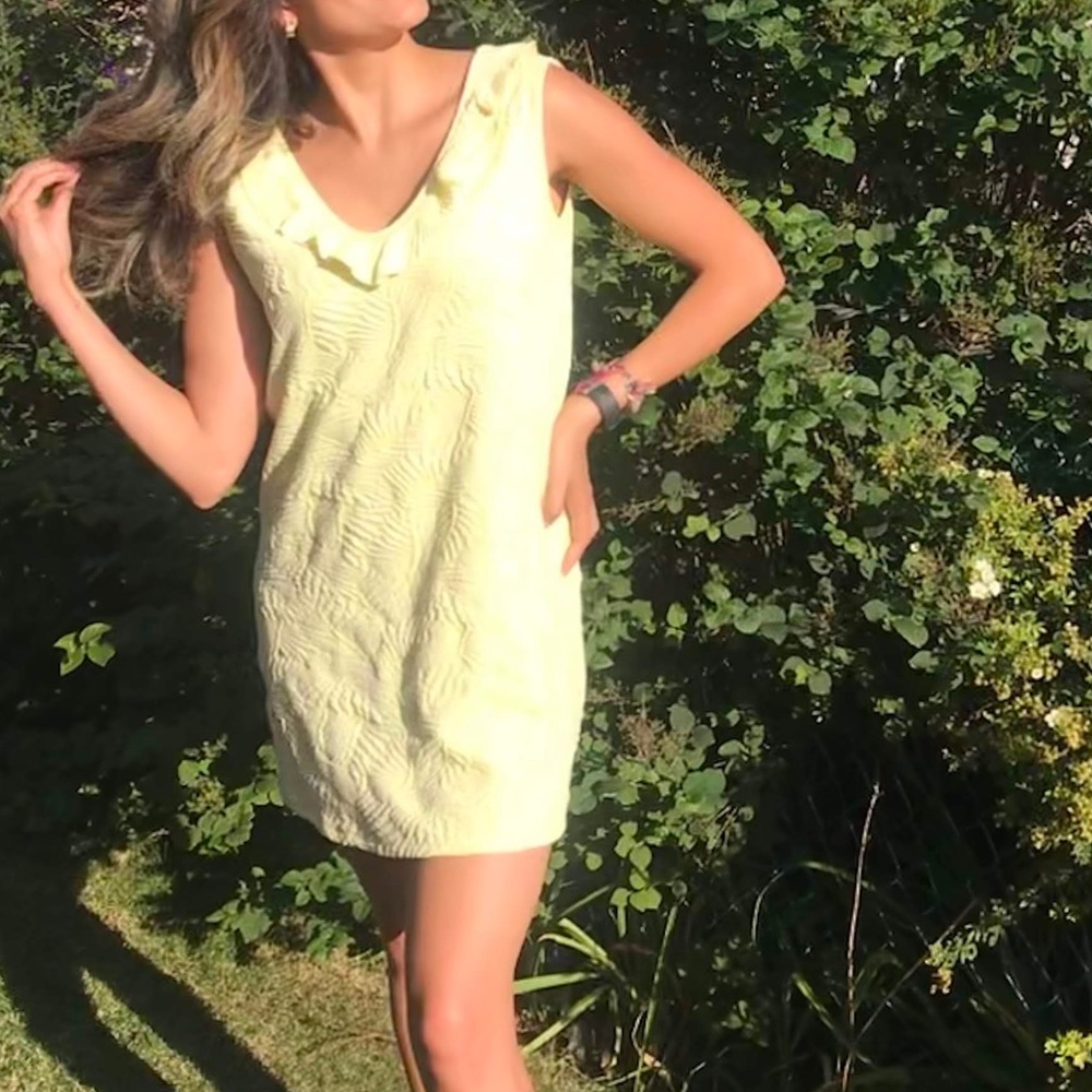 Mango yellow dress